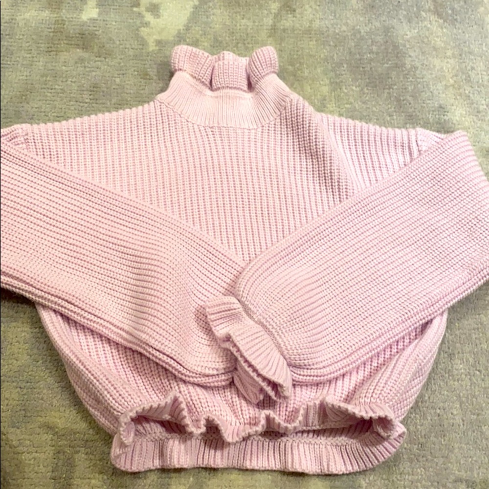 Beautiful Pink Cropped Sweater